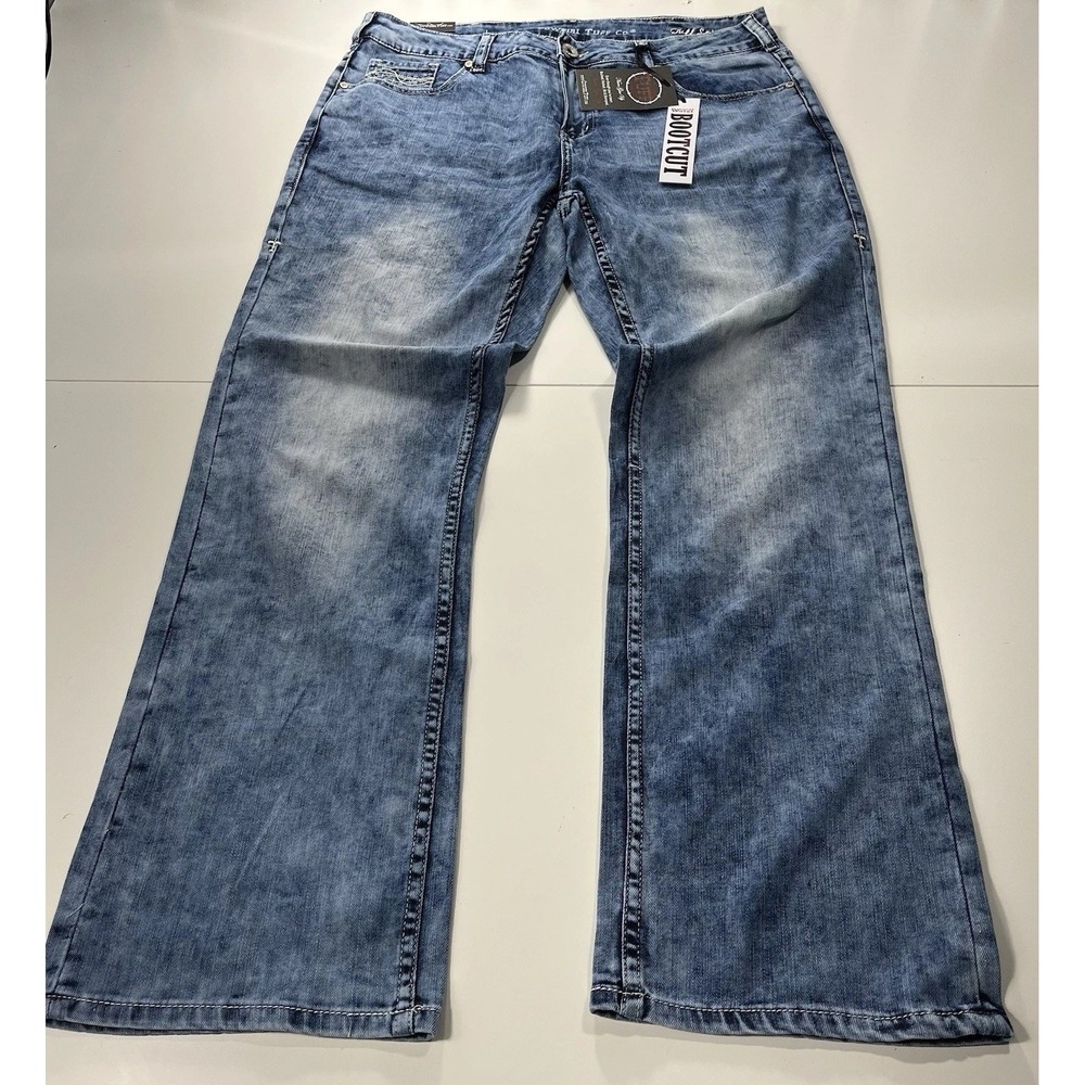 NWT Cowgirl Tough Co. Denim Jeans "Tuff Spirit" Women's 33 Short Selvedge 33x31